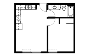 1 BEDROOM TYPE A
